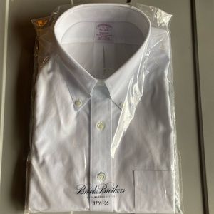 BROOKS BROTHERS MADISON DRESS SHIRT 17 1/5 X 35
